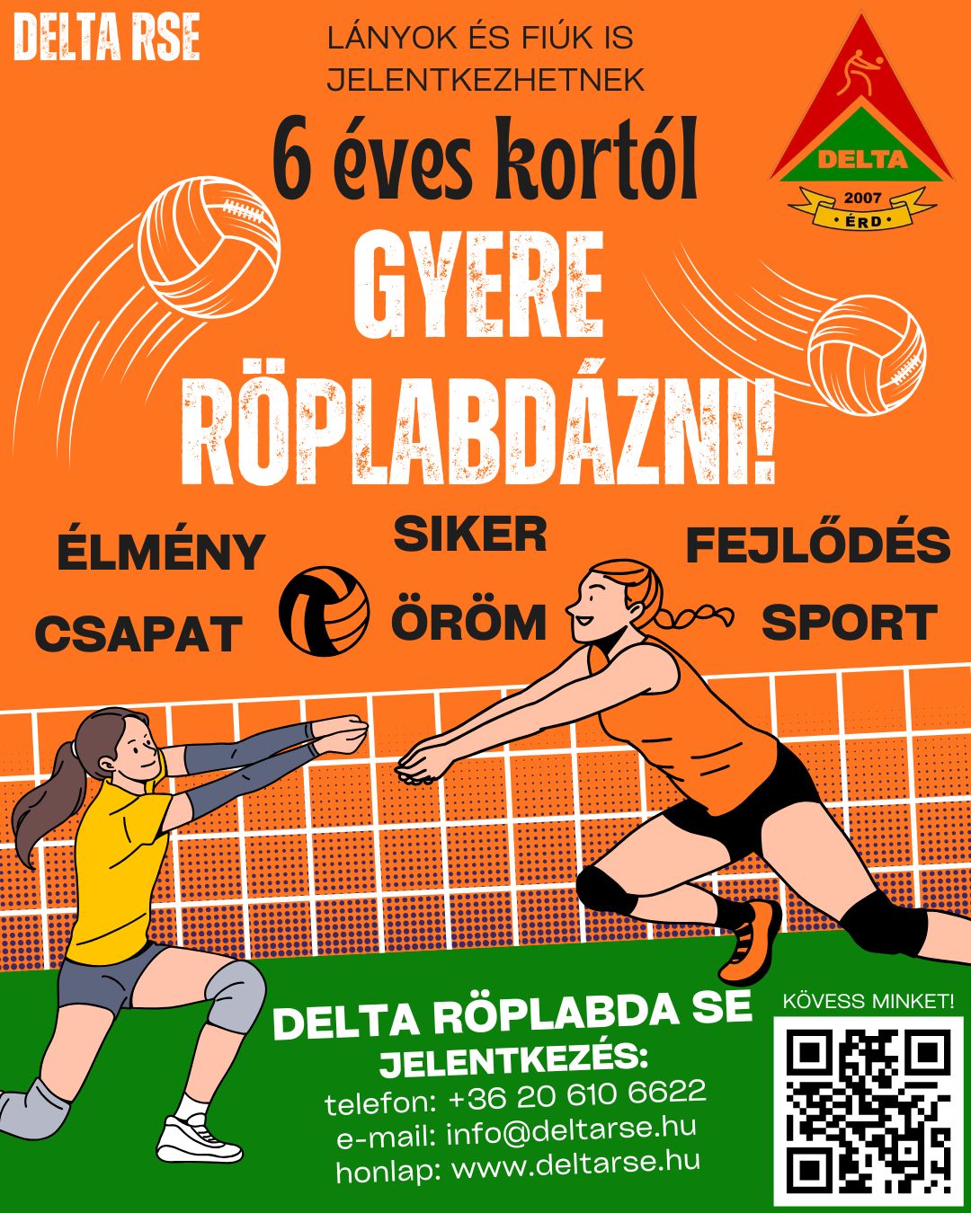 Gyere röplabdázni a Deltához!